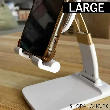 adjustable folding desktop mobile phone stand image2