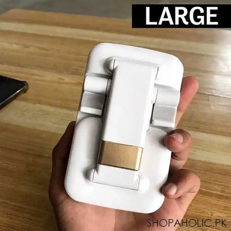 adjustable folding desktop mobile phone stand image4