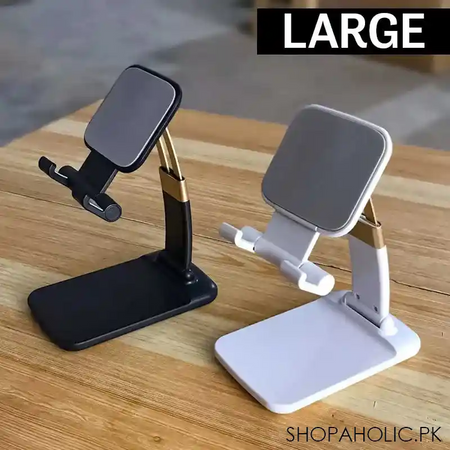 adjustable folding desktop mobile phone stand image6