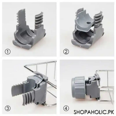 adjustable stainless steel sink faucet storage rack hanging basket drain rack image4