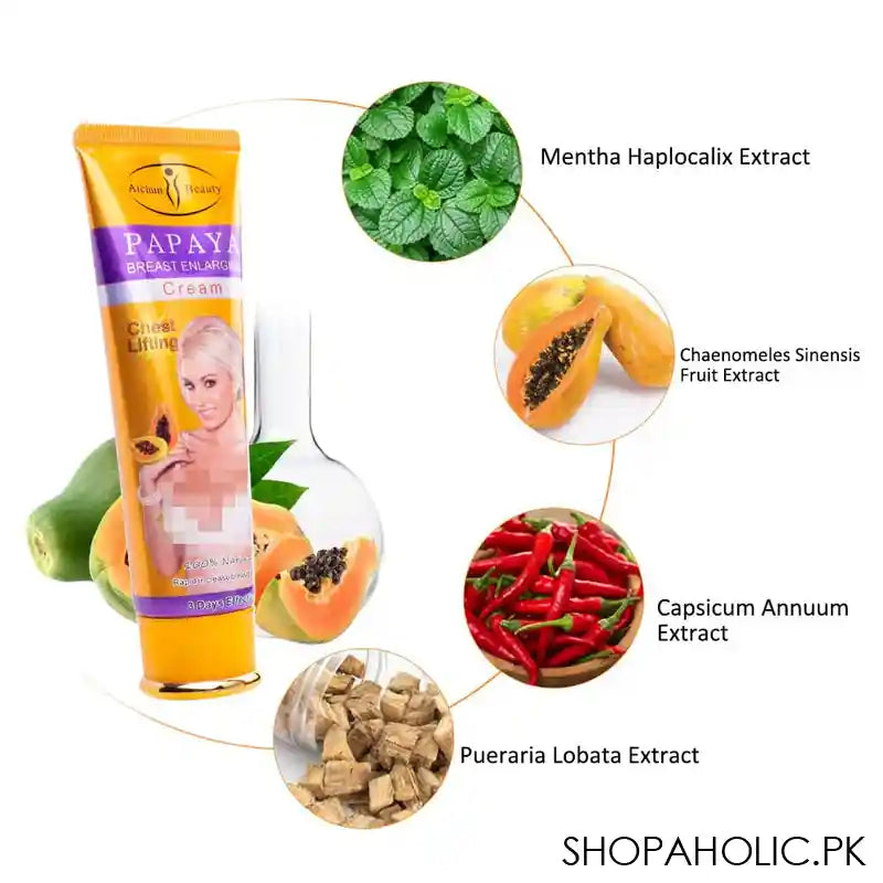 Aichun Beauty Papaya Breast Enlarging Cream, 100ml - Image 3