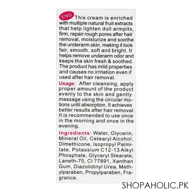 aichun beauty whitening cream for sensitive areas, collagen & milk quick whitening, 50ml image3