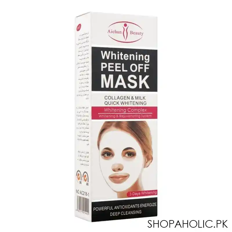 aichun beauty whitening peel off mask whitening complex, 120ml main image