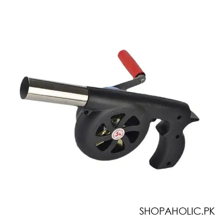 AJF Barbecue/BBQ Blower 40W, Hand Powered Air Blower BBQ Fan, Ideal For Picnic Outdoor Camping - Main Image