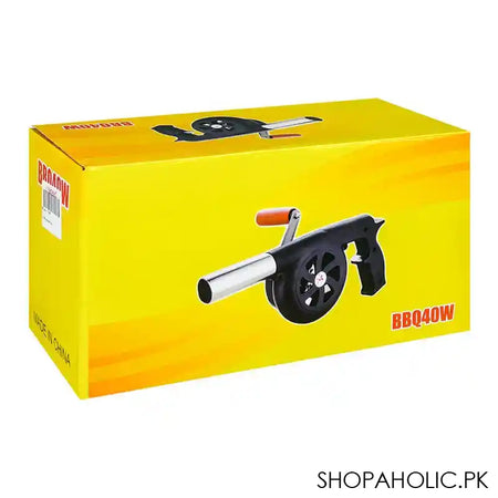 AJF Barbecue/BBQ Blower 40W, Hand Powered Air Blower BBQ Fan, Ideal For Picnic Outdoor Camping - Image 4