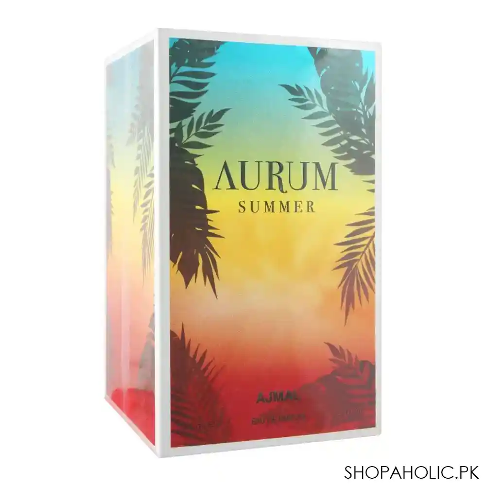 ajmal aurum summer eau de parfum, fragrance for women, 75ml image2