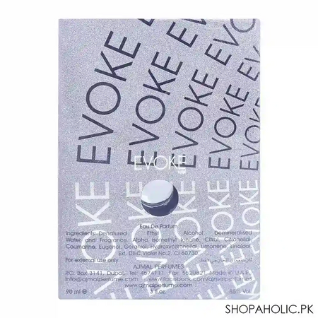 ajmal evoke him eau de parfum, for men, 90ml image3