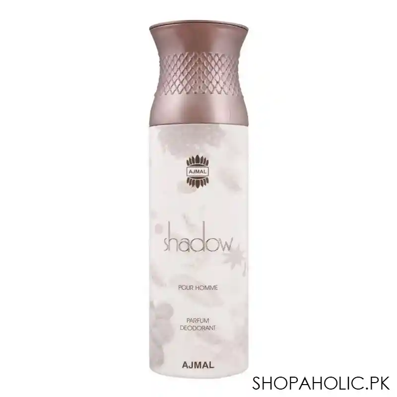 ajmal shadow pour homme deodorant, 200ml main image