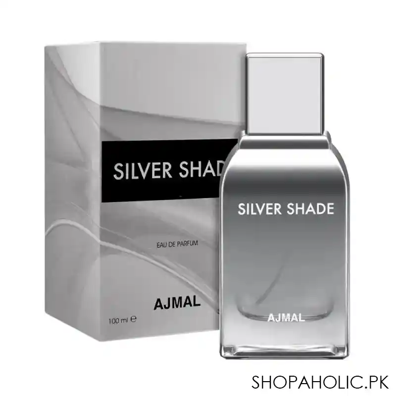 ajmal silver shade eau de parfum, fragrance for men & women, 100ml main image