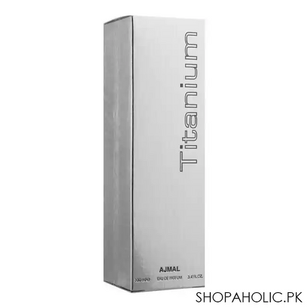 ajmal titanium eau de parfum, for men, 100ml main image