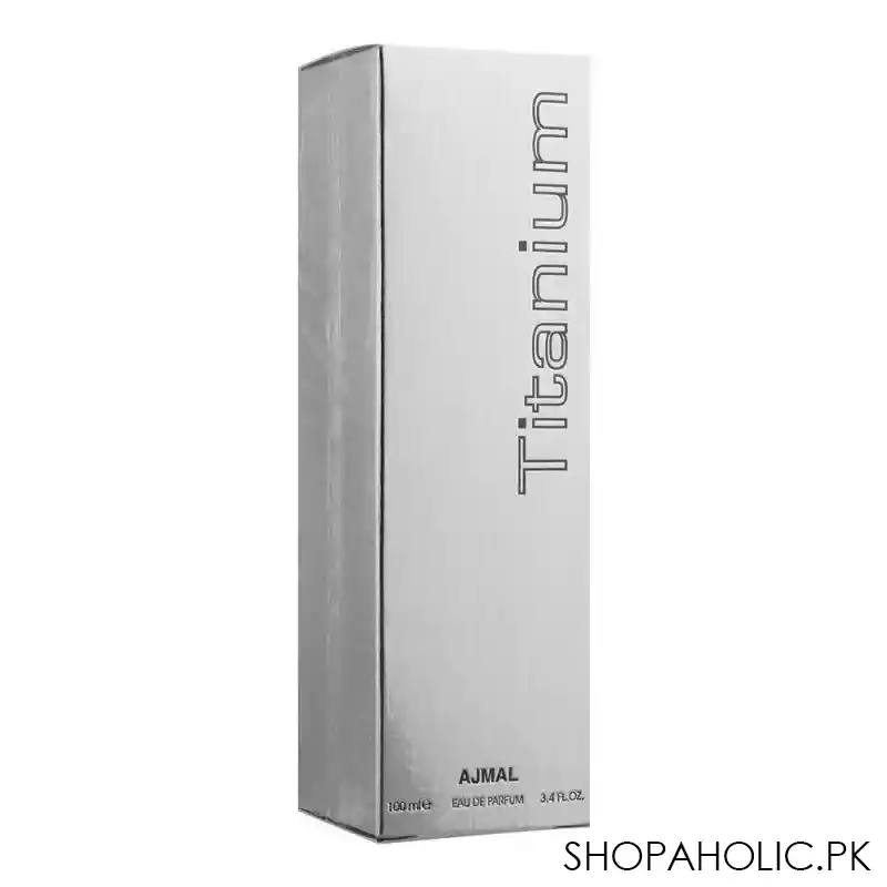 ajmal titanium eau de parfum, for men, 100ml main image