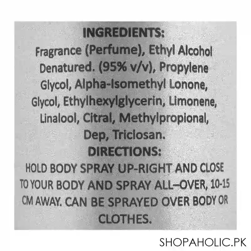 al arij shot grace zero gas perfumed body spray, 120ml image3