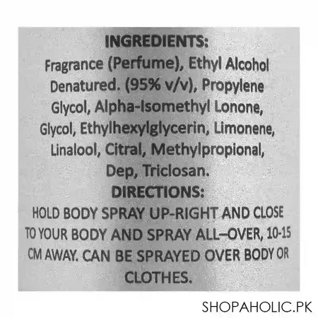 al arij shot icon zero gas perfumed body spray, 120ml image3