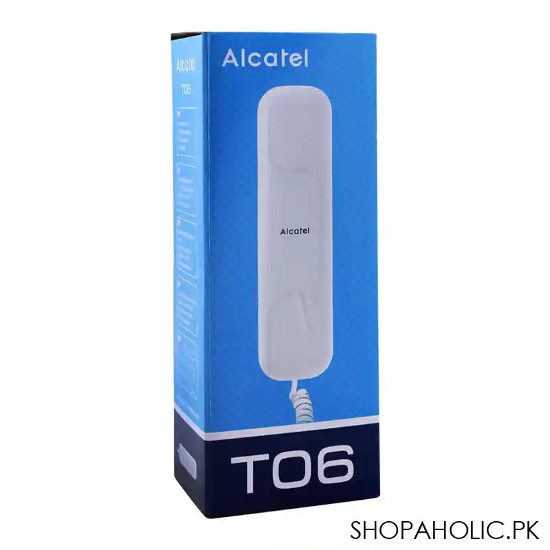 Alcatel Corded Telephone, White, T06-EX - Image 2