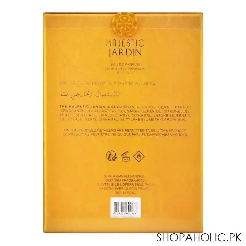 alexandre.j the art deco the majestic jardin eau de parfum, for men & women, 100ml image3