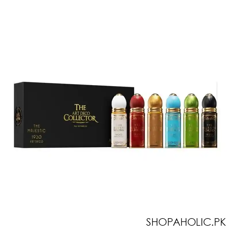 alexandre.j the art deco the majestic set eau de parfum, for men & women, 8ml x6 main image