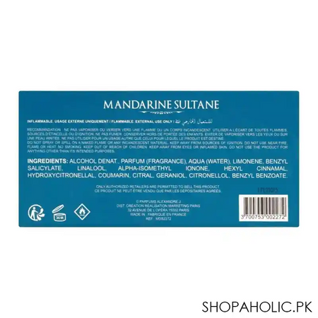 alexandre.j the collector mandarine sultane eau de parfum, for men & women, 100ml image3