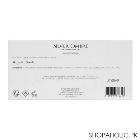 alexandre.j the collector silver ombre eau de parfum, for men & women, 100ml image3