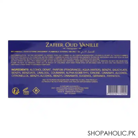 alexandre.j the collector zafeer oud vanille eau de parfum, for men & women, 100ml image3
