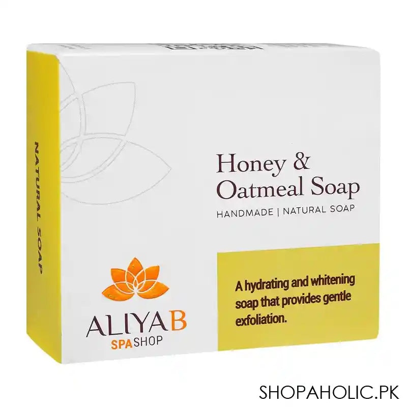 Aliya B Spa Shop Honey And Oatmeal Soap, 100g - Image 2