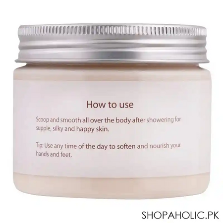 aliya b spa shop papaya and geranium body butter aqua, handmade, 150ml image2