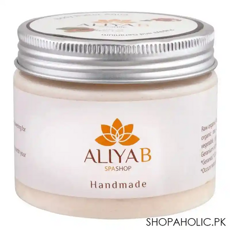 aliya b spa shop papaya and geranium body butter aqua, handmade, 150ml main image