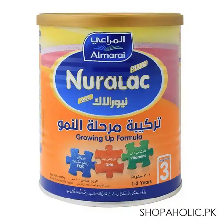 almarai nuralac plus, stage 3, growing up formula, 400g main image
