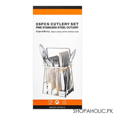 alpen berg cutlery set, 26 pack, qq100 image3