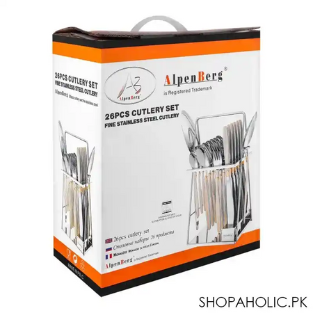 alpen berg cutlery set, 26 pack, qq127 image2