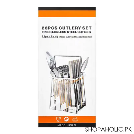 alpen berg cutlery set, 26 pack, qq127 image3