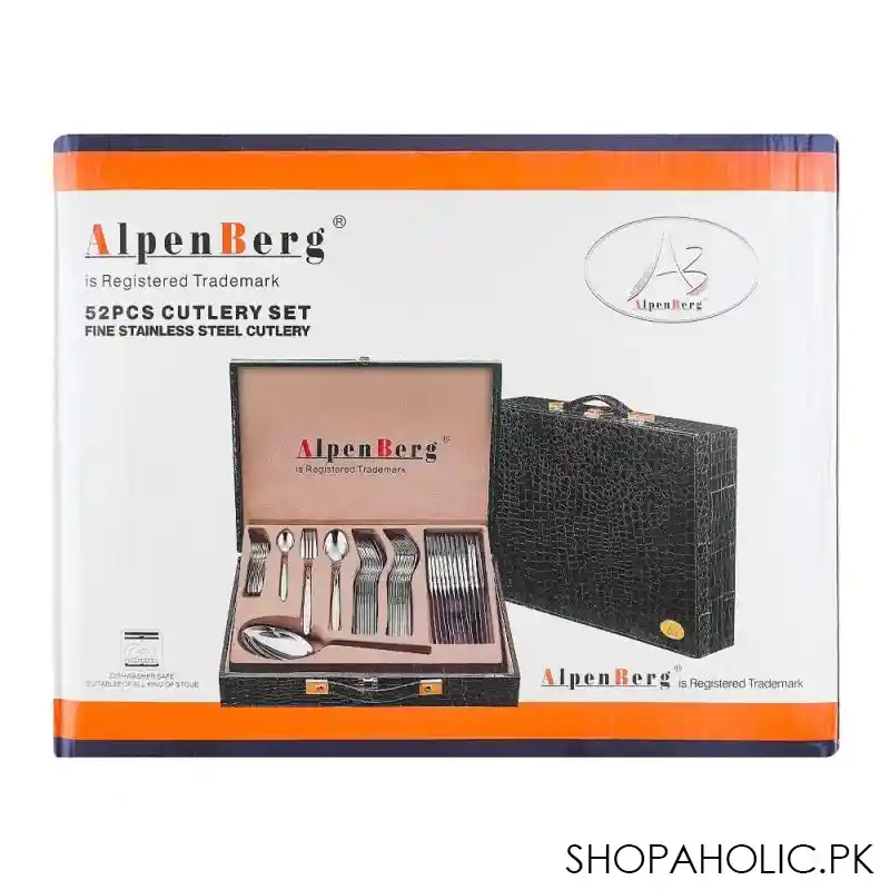 alpen berg cutlery set, 52 pack, ss127 image4
