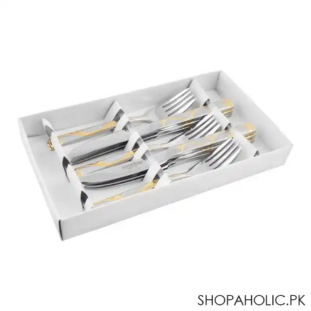 alpen berg fruit knife + fork, 12 pack, yy001 image2