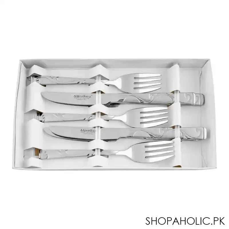 alpen berg fruit knife + fork, 12 pack, yy002 image2