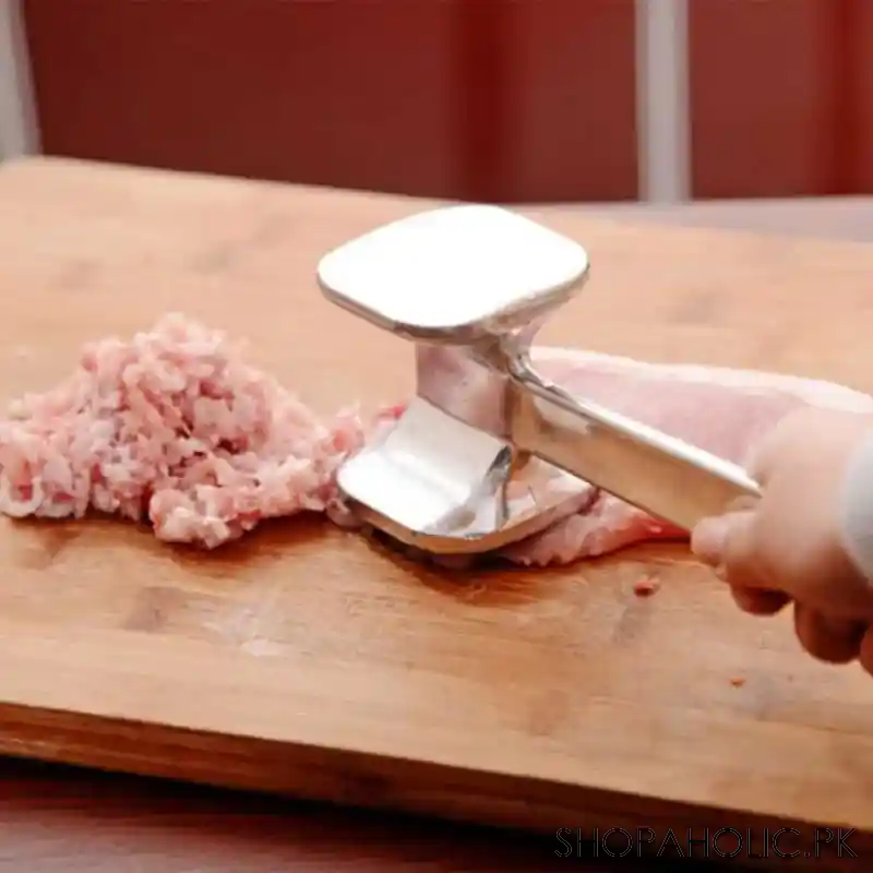 aluminum double side meat tenderizer with hammer image3