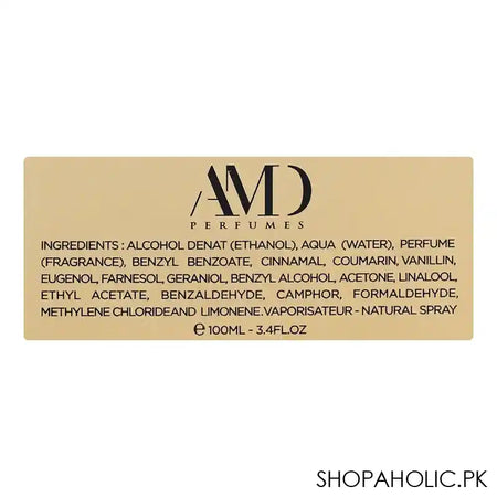 AMD Doree, Eau De Parfum, For Men and Women, 100ml - Image 3