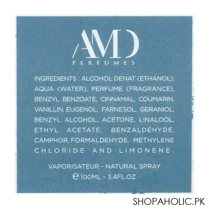 AMD Lethal, Eau De Parfum, For Men & Women, 100ml - Image 4