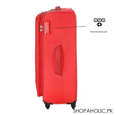 American Tourister Marina 4W Spinner Trolley Bag, 81x51x33.5cm, Red - Image 6
