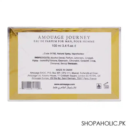 Amouage Journey, For Men, Eau De Parfum, 100ml - Image 2