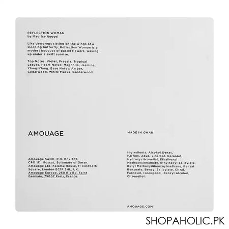 Amouage Reflection, Eau de Parfum, For Women, 100ml - Image 3