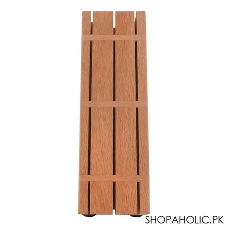 Amwares Beech Wood 9 Slots Knife Block, Big, 008005 - Image 2