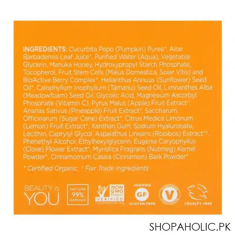 andalou pumpkin honey glycolic mask 50gm image3