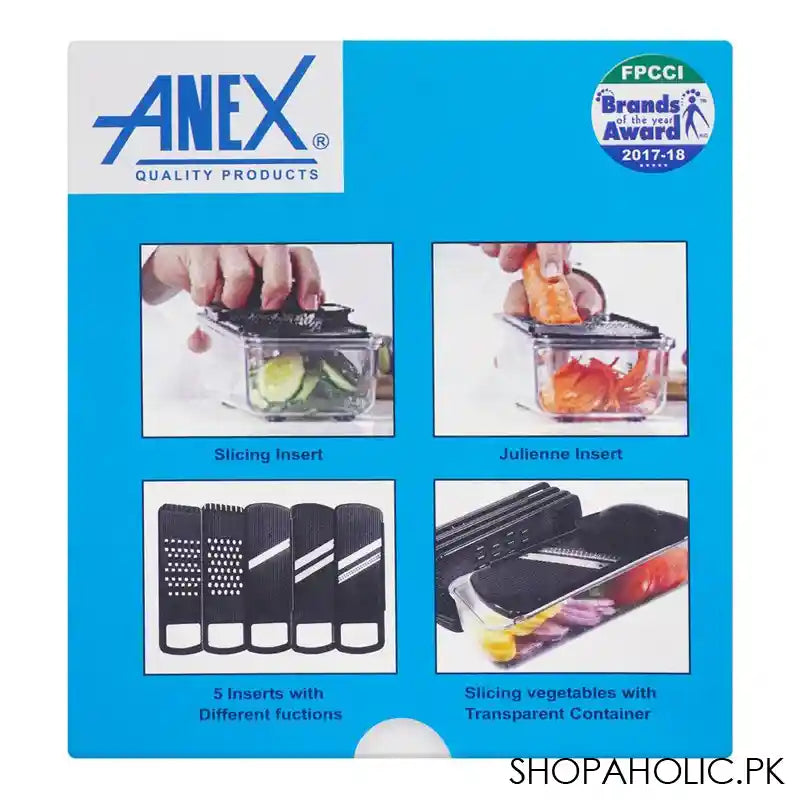 Anex Deluxe Multi Wonder Vegetable Cutter, AG-08 - Image 2