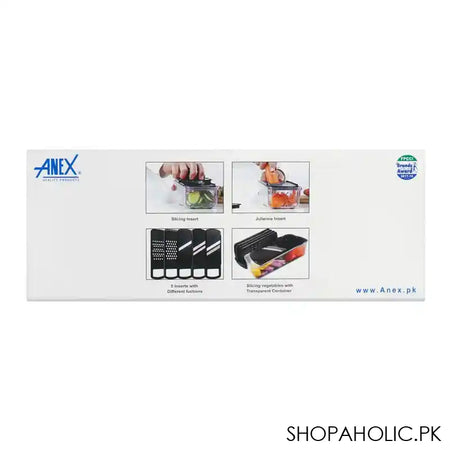 Anex Deluxe Multi Wonder Vegetable Cutter, AG-08 - Image 3