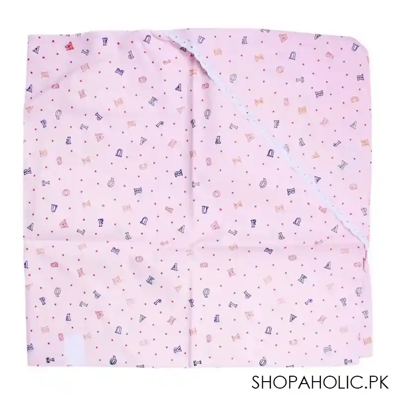 angel's kiss baby wrapping sheet, pink main image