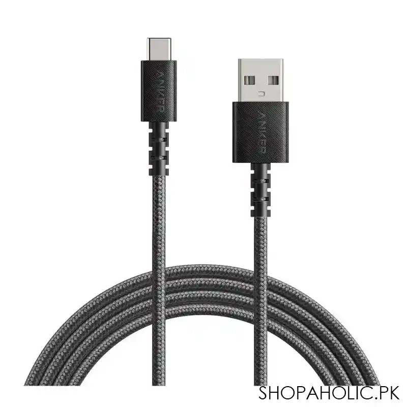 anker power line select+ usb a to usb c 2.0 cable a8023h11, 6ft 1.8m, black, usb a to type c main image