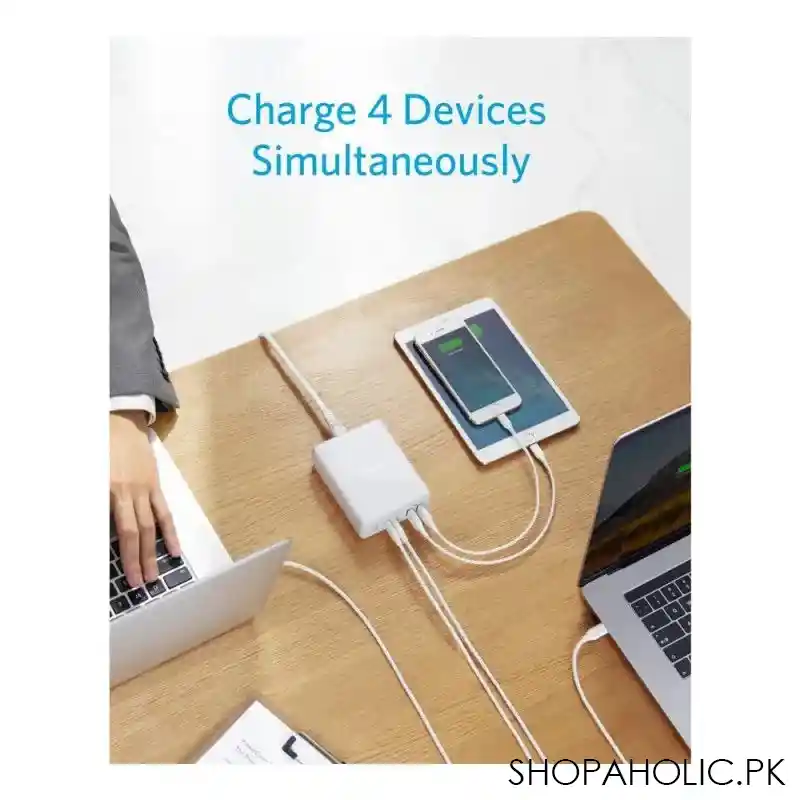 anker power port atom pd4 super powerful charger, white, a2041g21 image2