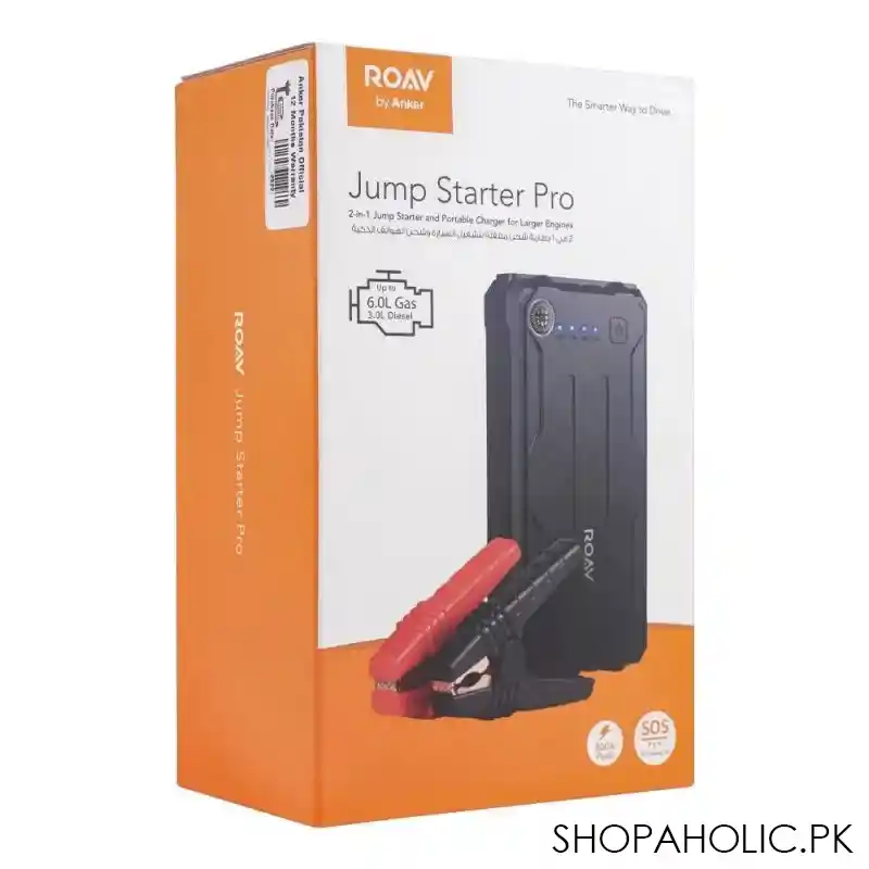 anker roav 2 in 1 jump starter pro and portable charger for larger engines, r3120012ad3 image2
