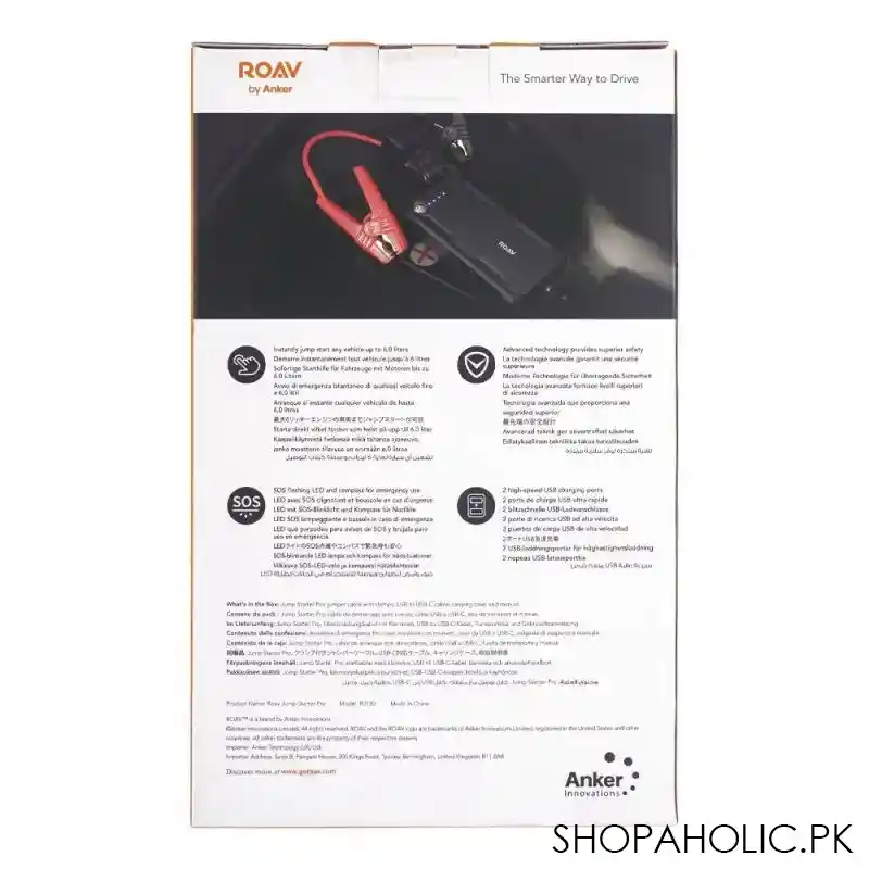 anker roav 2 in 1 jump starter pro and portable charger for larger engines, r3120012ad3 image3