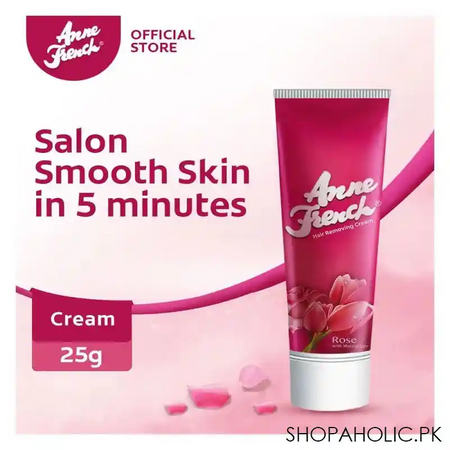 anne french rose fragrance hair removing cream tube 25gm main image