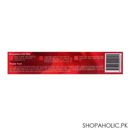 anne french rose fragrance hair removing cream tube 56gm image3